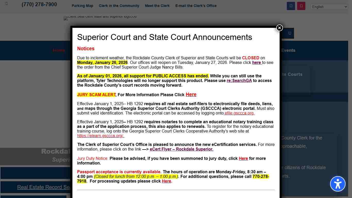 Home - Rockdale County Clerk of Superior and State Courts